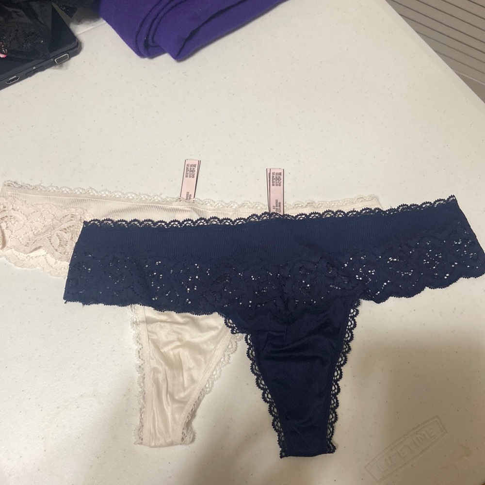Bundle of two Victoria’s Secret sexy thong panties